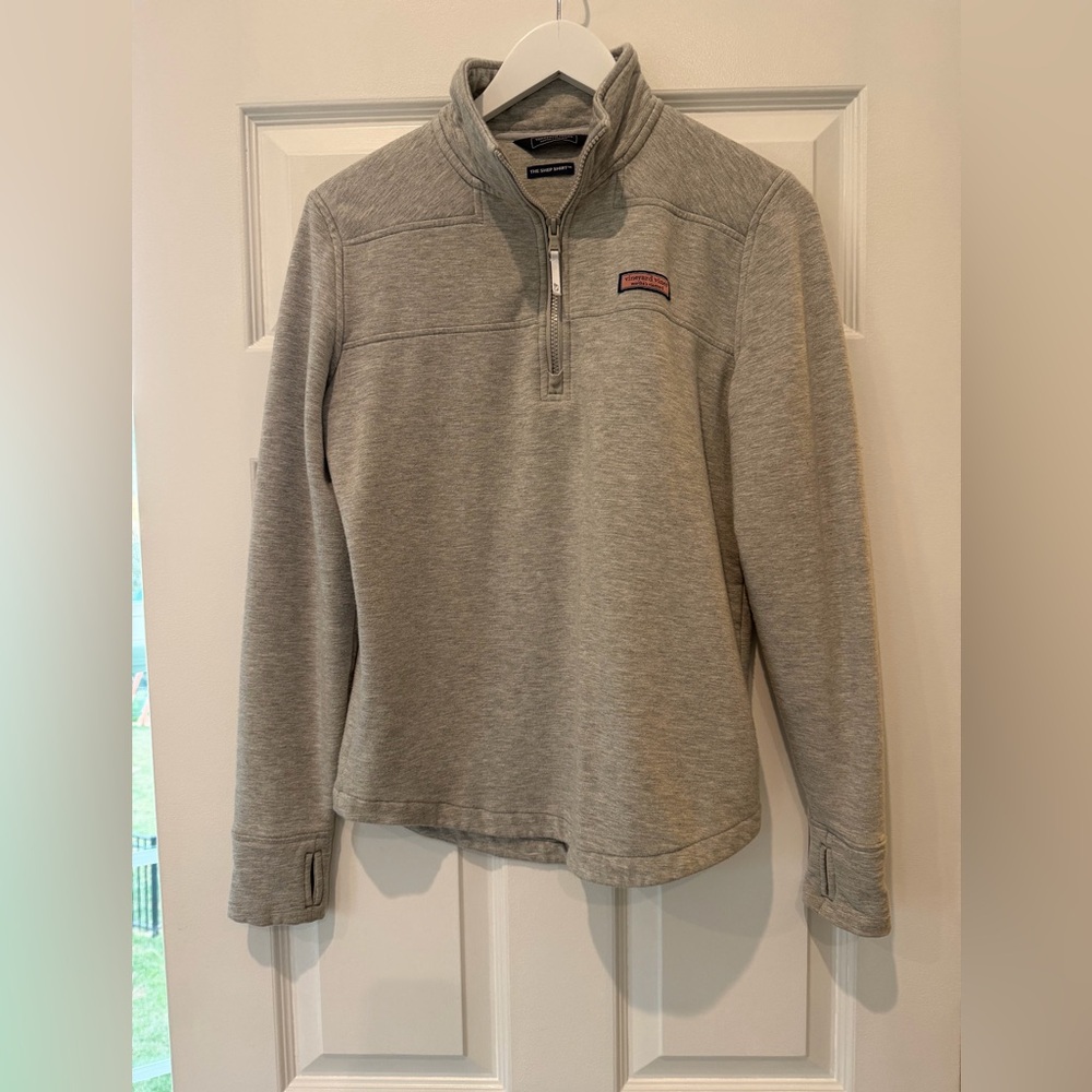 Vineyard Vines Women's Gray Quarter-Zip Sweatshirt
